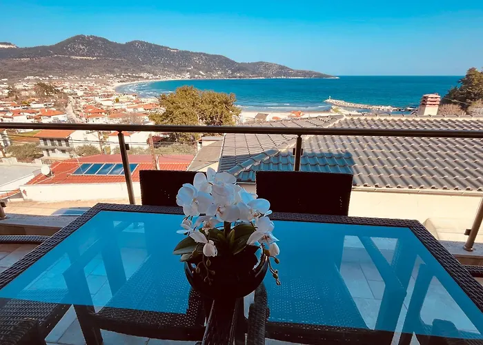 Golden Sea View -thasos House Villa