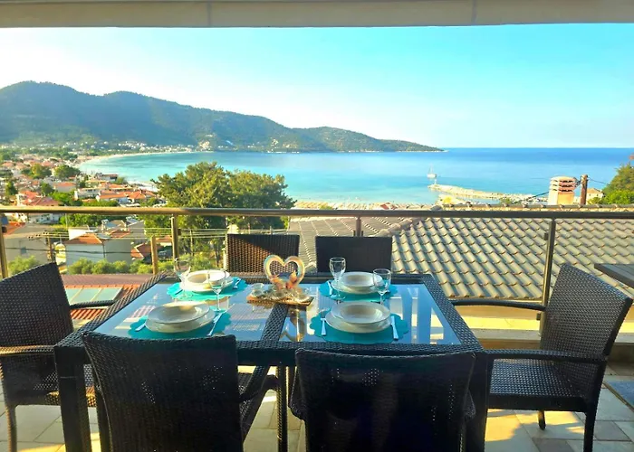 Villa Golden Sea View -thasos House Skala Potamia (Thasos)