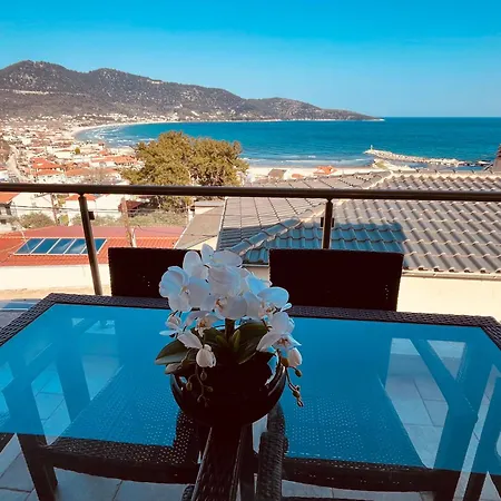 Golden Sea View -thasos House Villa