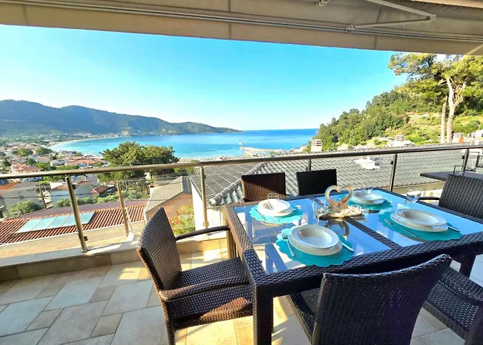 Golden Sea View -thasos House * スカラ・ポタミアス